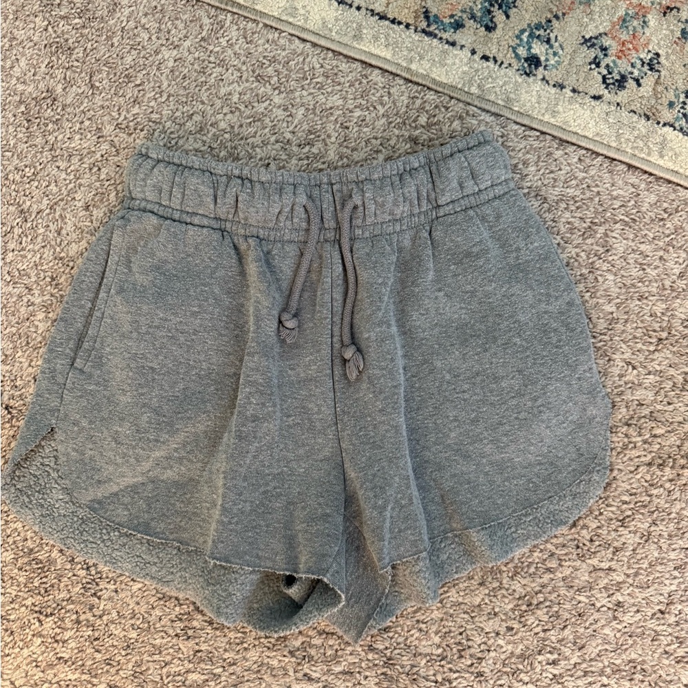 Gray Women's Sweat Shorts